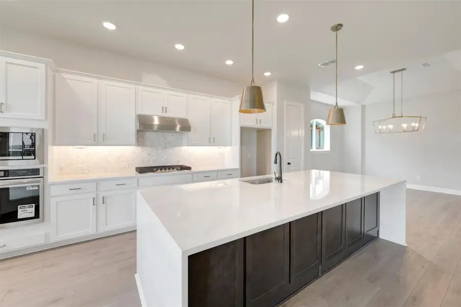 Furnished interior view inside a new home in Brookewater - Ascent Collection, Rosenberg (Image 9).