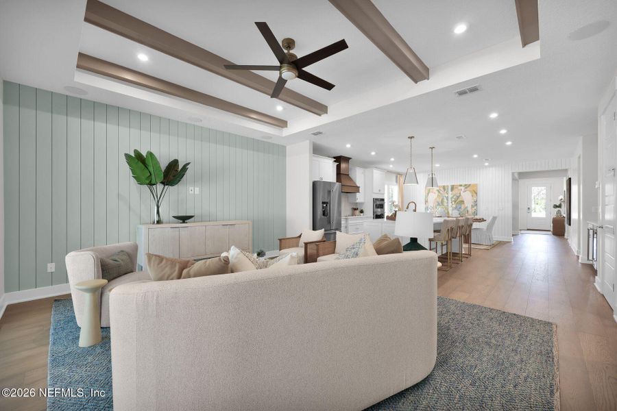 Furnished interior view inside a new home in Landing at Olde Florida, St. Augustine (Image 9).