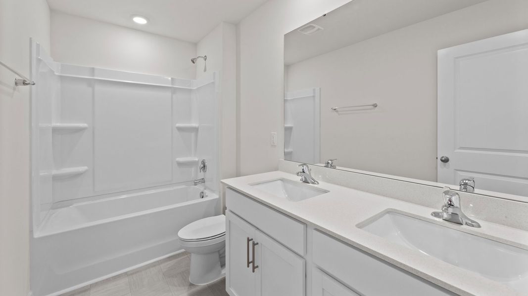 Furnished interior view inside a new home in Ridgewood Farms, Winterville (Image 7).