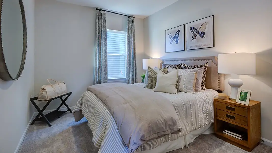 Furnished interior view inside a new home in Eagle Trace, Wendell (Image 18). Furnished interior view inside a new home in Eagle Trace, Wendell (Image 18).