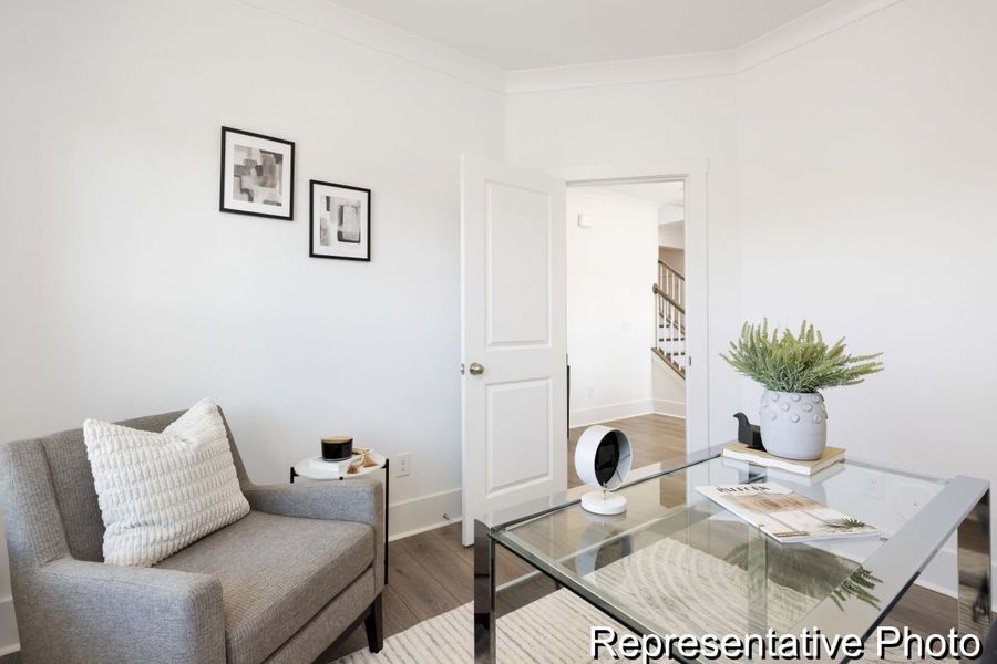 Furnished interior view inside a new home in Morrow Brook, Albemarle (Image 13).