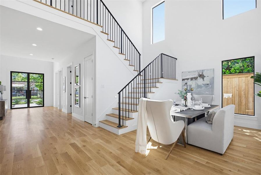 Furnished interior view inside a new home in , Dallas (Image 17). Furnished interior view inside a new home in , Dallas (Image 17).