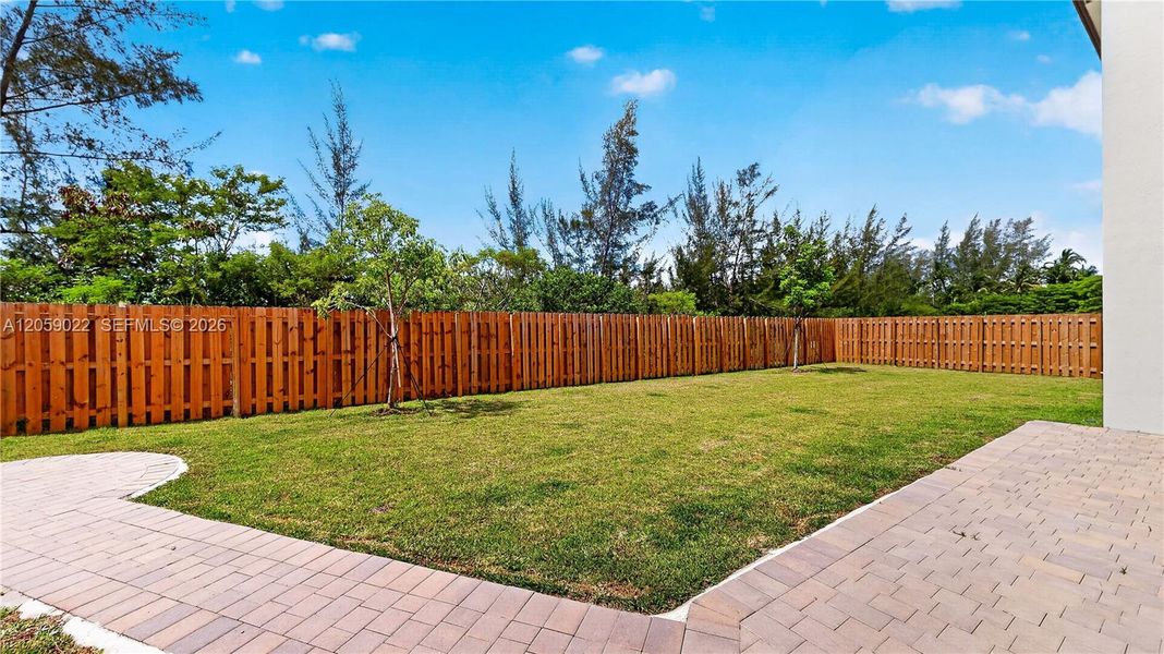 Exterior details and patio area of a home in , Homestead (Image 33). Exterior details and patio area of a home in , Homestead (Image 33).
