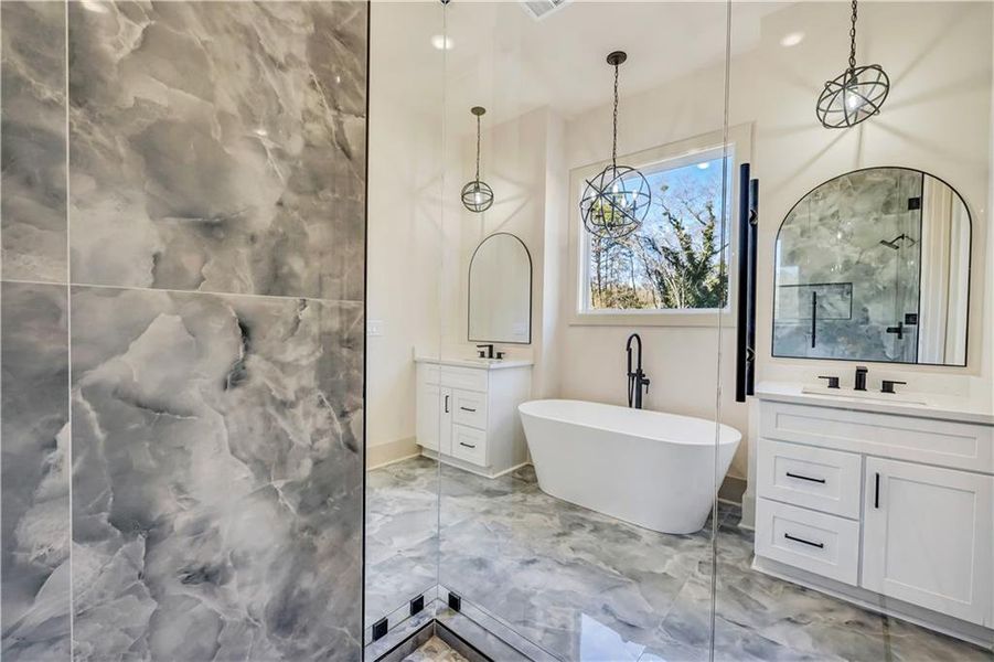 Furnished interior view inside a new home in , Athens (Image 14).