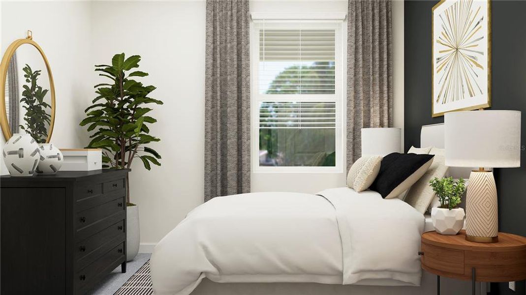 Furnished interior view inside a new home in Prosperity Lakes Active Adult: Active Adult Villas, Parrish (Image 9).