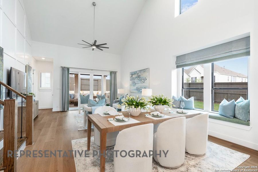 Furnished interior view inside a new home in Homestead, Schertz (Image 4).