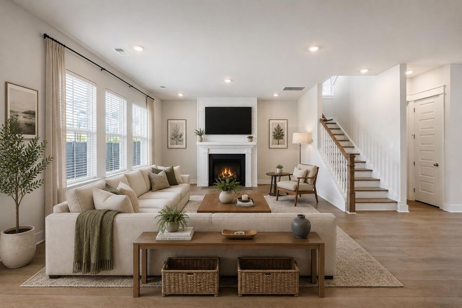 Furnished interior view inside a new home in , Summerville (Image 16).