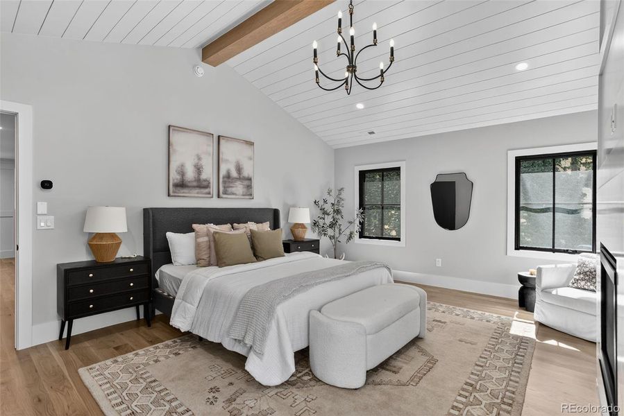 Furnished interior view inside a new home in , Denver (Image 9).