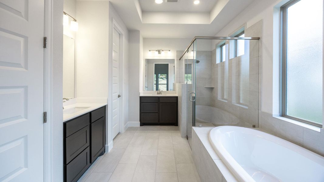 Furnished interior view inside a new home in Parmer Ranch, Georgetown (Image 7).
