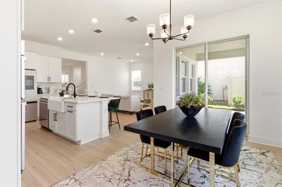 Furnished interior view inside a new home in , Winter Garden (Image 7).