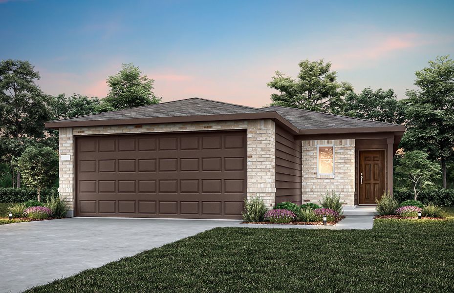 Representative exterior photo of a completed home built from the Llano by Centex in Ashford Crossing, Princeton, TX (Image 8). Representative exterior photo of a completed home built from the Llano by Centex in Ashford Crossing, Princeton, TX (Image 8).