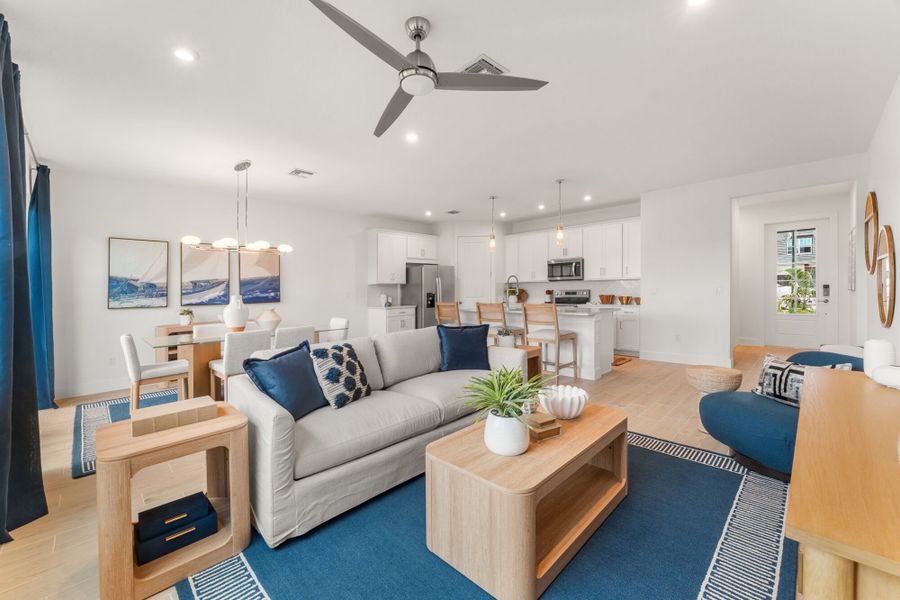 Representative furnished interior of a home built from the Beacon by Mattamy Homes in Avila, Jensen Beach (Image 8).