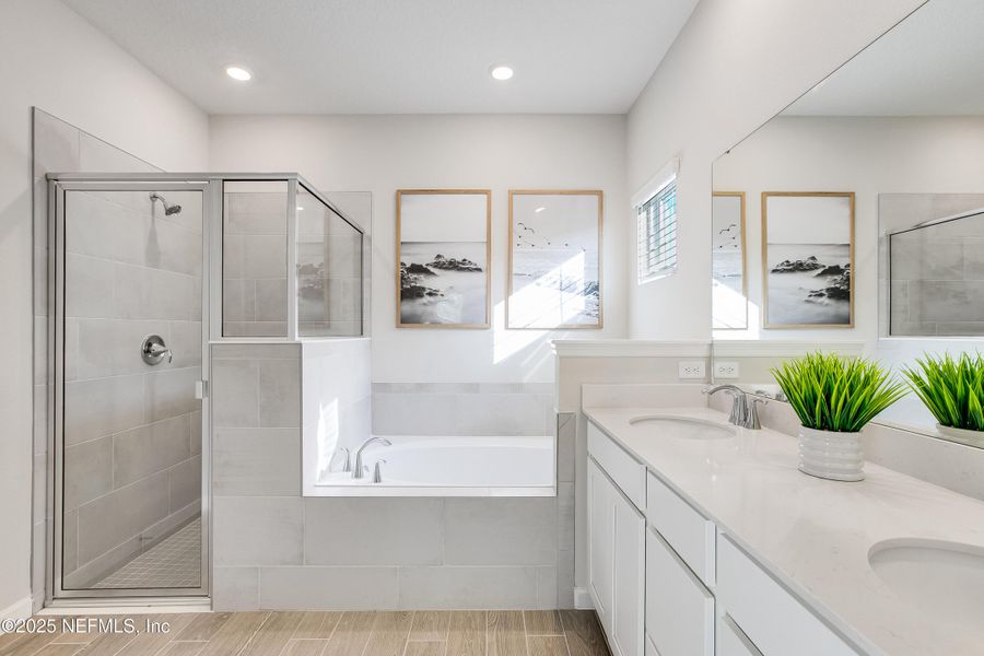 Furnished interior view inside a new home in Trailmark, St. Augustine (Image 10).