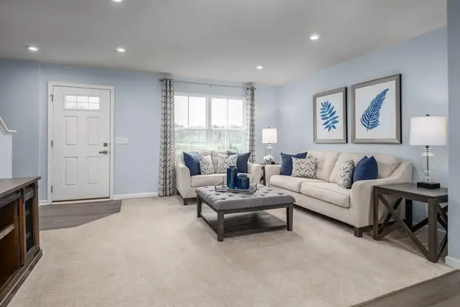 Furnished interior view inside a new home in Cameron Ridge 2-Story, Columbia (Image 14).
