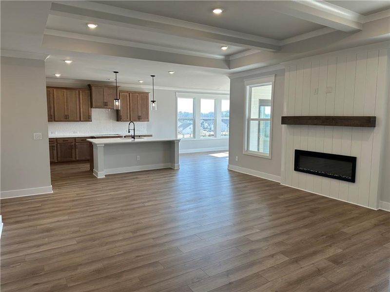 Spacious, unfurnished interior of a new home in Rosewood Lake Preserve, Hoschton (Image 21).