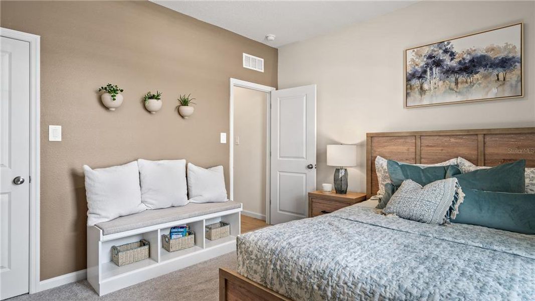 Furnished interior view inside a new home in Wellness Ridge, Clermont (Image 11). Furnished interior view inside a new home in Wellness Ridge, Clermont (Image 11).