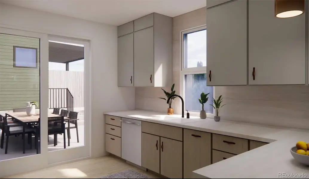 Furnished interior view inside a new home in , Denver (Image 7).