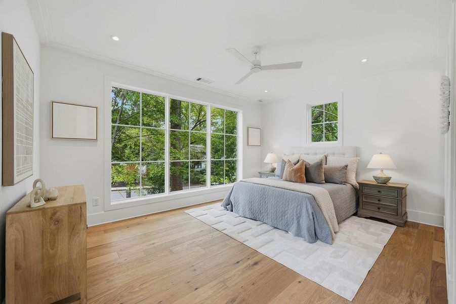 Furnished interior view inside a new home in , Atlanta (Image 51).