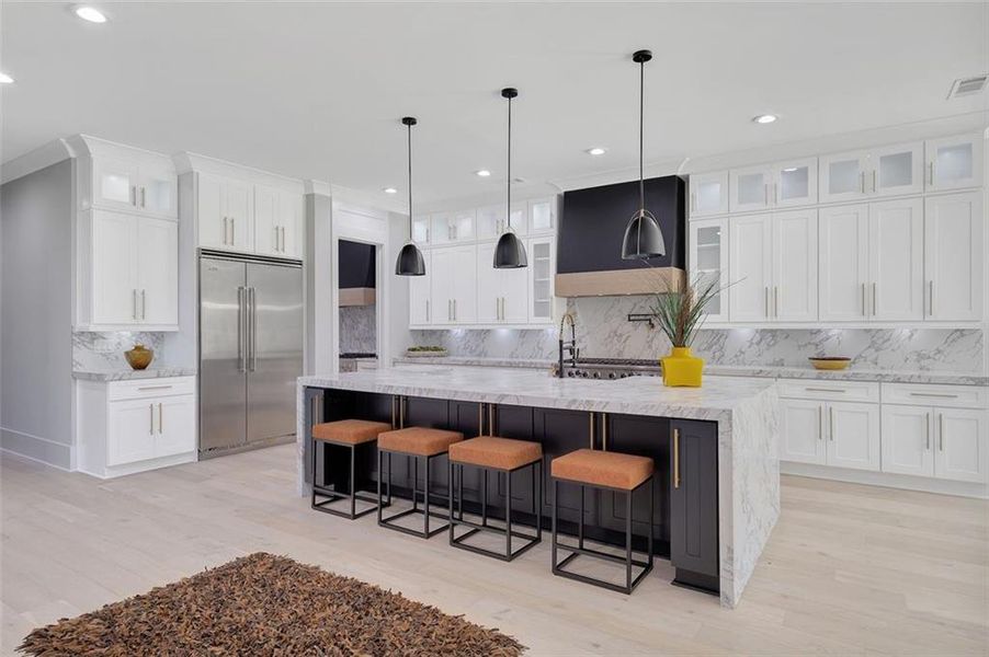 Furnished interior view inside a new home in , Suwanee (Image 16).