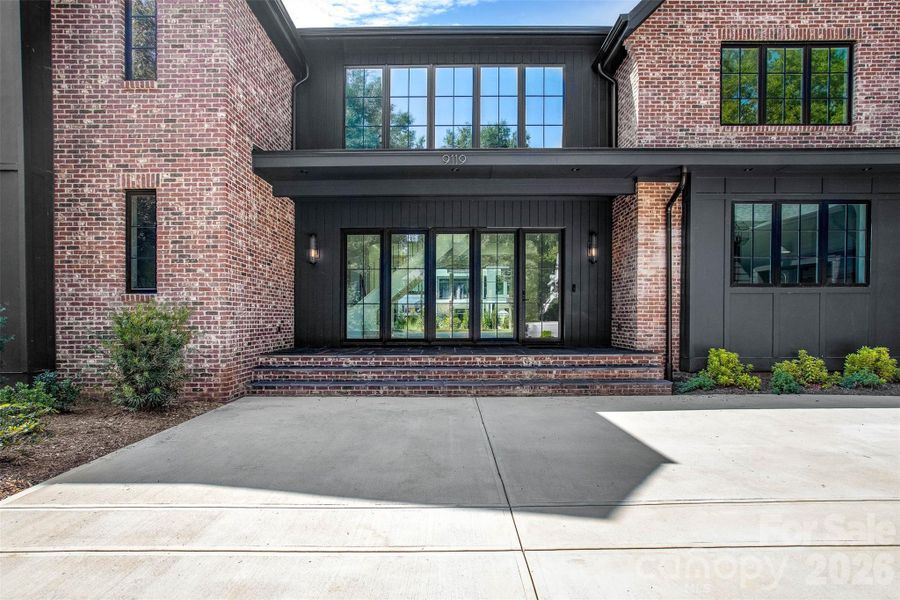 Exterior details and patio area of a home in , Charlotte (Image 3). Exterior details and patio area of a home in , Charlotte (Image 3).