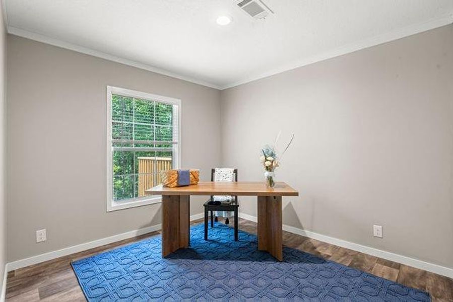 Furnished interior view inside a new home in , Clarkesville (Image 15).