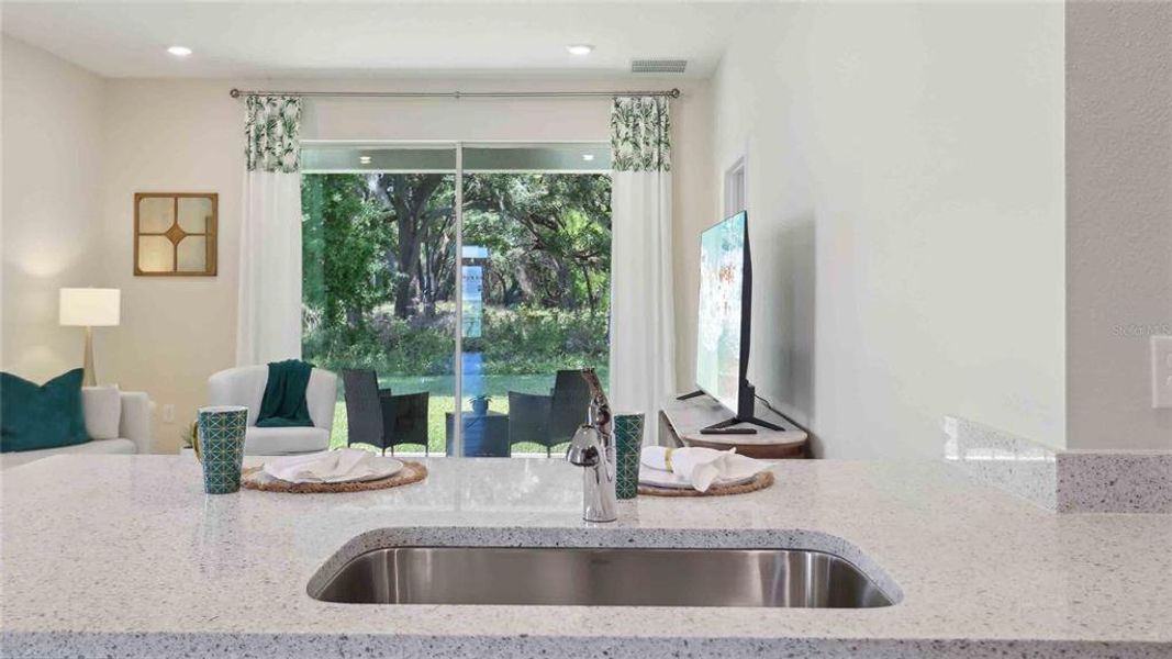 Furnished interior view inside a new home in Twisted Oaks, Wildwood (Image 5).