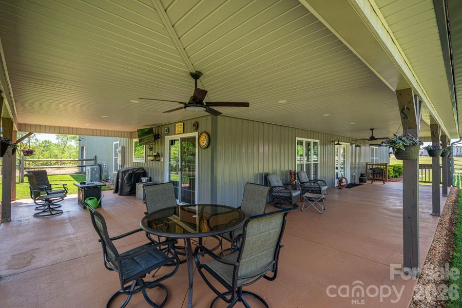 Exterior details and patio area of a home in , Lincolnton (Image 19).