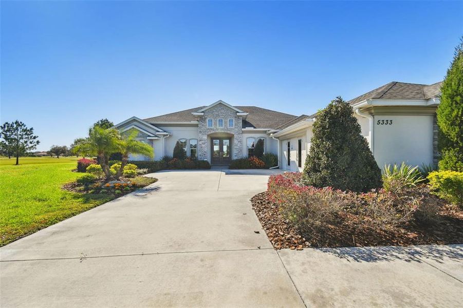 Front exterior of a new home in , Wimauma, FL, highlighting curb appeal (Image 1). Front exterior of a new home in , Wimauma, FL, highlighting curb appeal (Image 1).