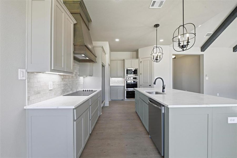 Furnished interior view inside a new home in , Poolville (Image 4).