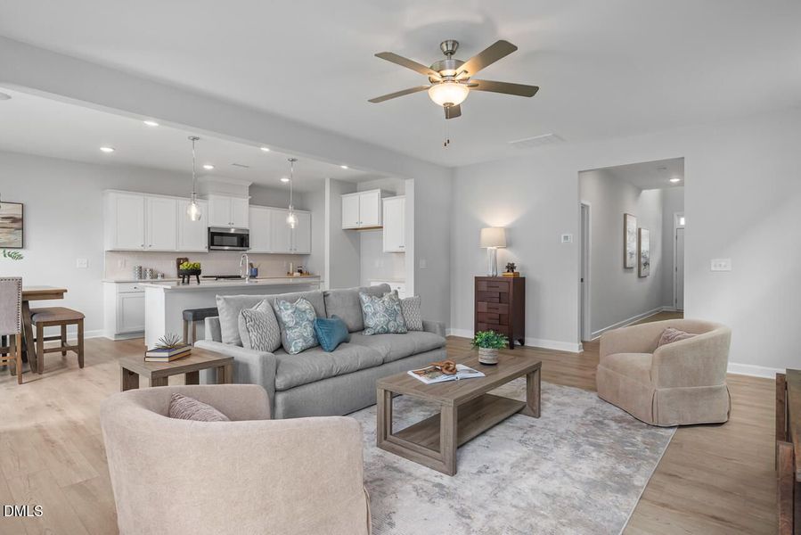 Furnished interior view inside a new home in Gregory Village, Lillington (Image 9).