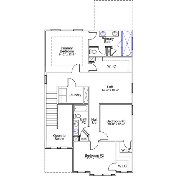 2D floor plan layout of this home in Sweetbrier, Durham, NC (Image 3). 2D floor plan layout of this home in Sweetbrier, Durham, NC (Image 3).