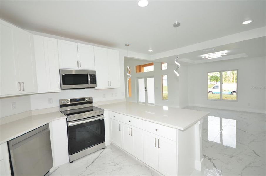 Furnished interior view inside a new home in , Lehigh Acres (Image 7).