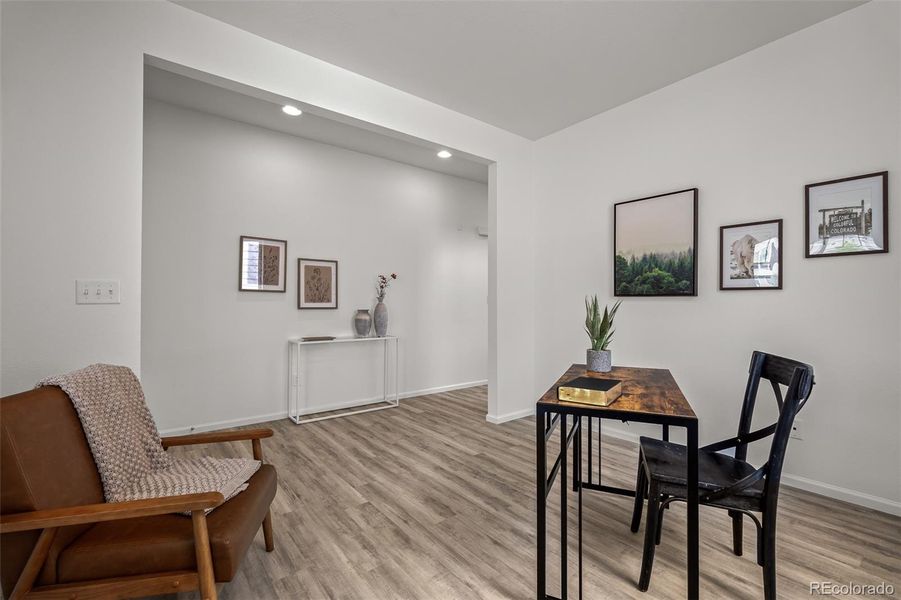 Furnished interior view inside a new home in , Colorado Springs (Image 25).