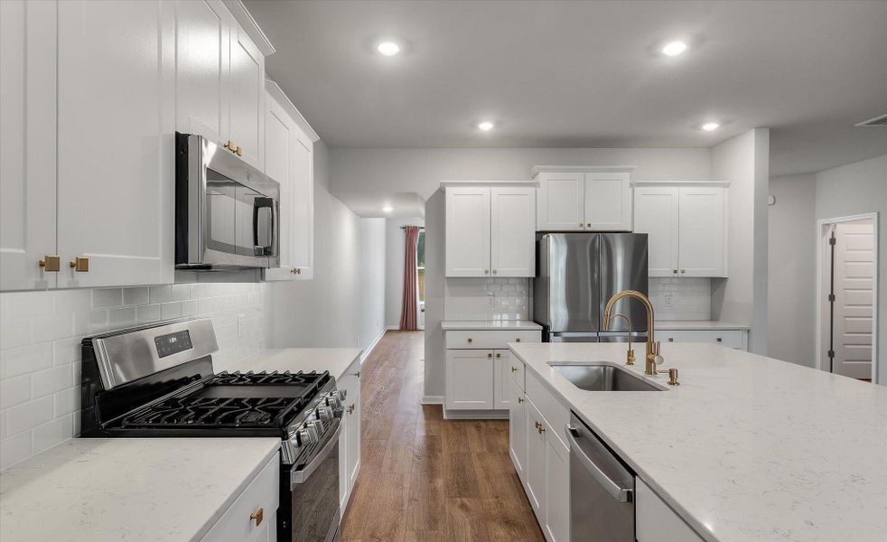 Furnished interior view inside a new home in Sweetgrass at Summers Corner, Summerville (Image 13).