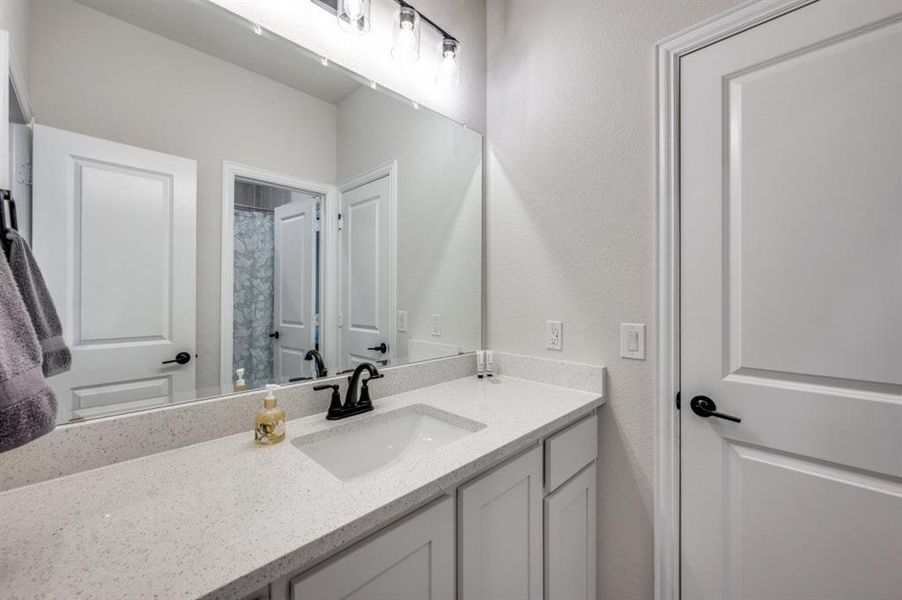 Furnished interior view inside a new home in Glenwood Meadows, Denton (Image 17).