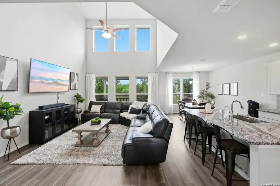 Furnished interior view inside a new home in Ventana, Bulverde (Image 12).