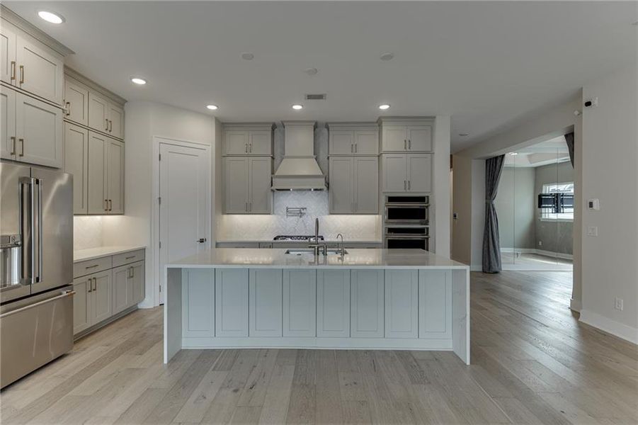Furnished interior view inside a new home in The Retreat at Sterling on the Lake 48', Flowery Branch (Image 11).