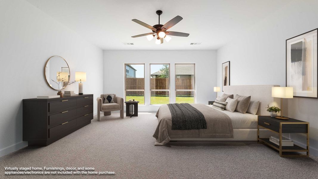 Representative furnished interior of a home built from the 3310W by Perry Homes in Sonoma Verde, Rockwall (Image 5).