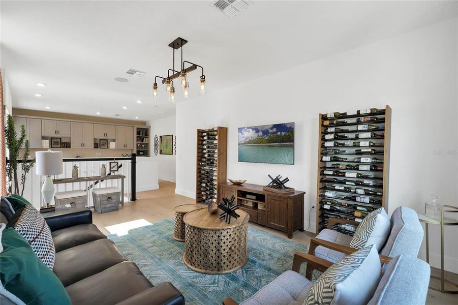 Furnished interior view inside a new home in Northlake At Ovation, Winter Garden (Image 22).