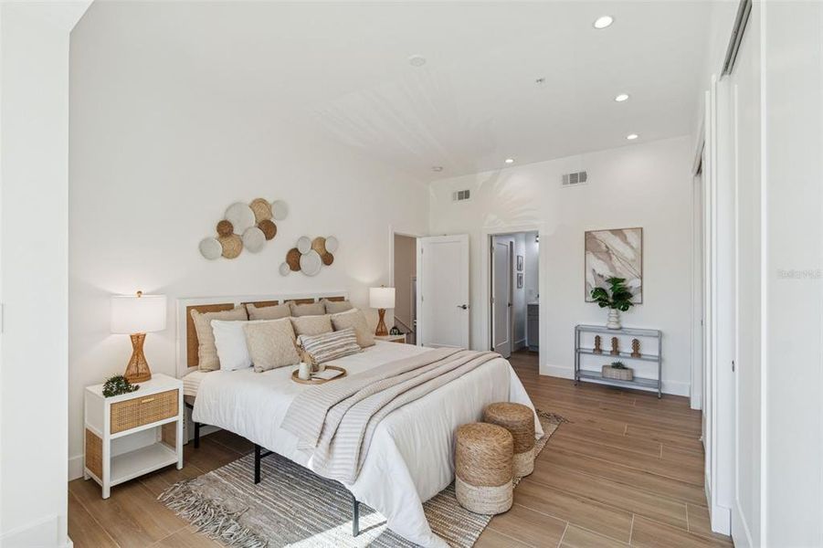 Furnished interior view inside a new home in , Sarasota (Image 15).