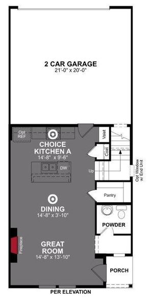 Beazer Homes Plano Gateway Rosemary Floorplan.