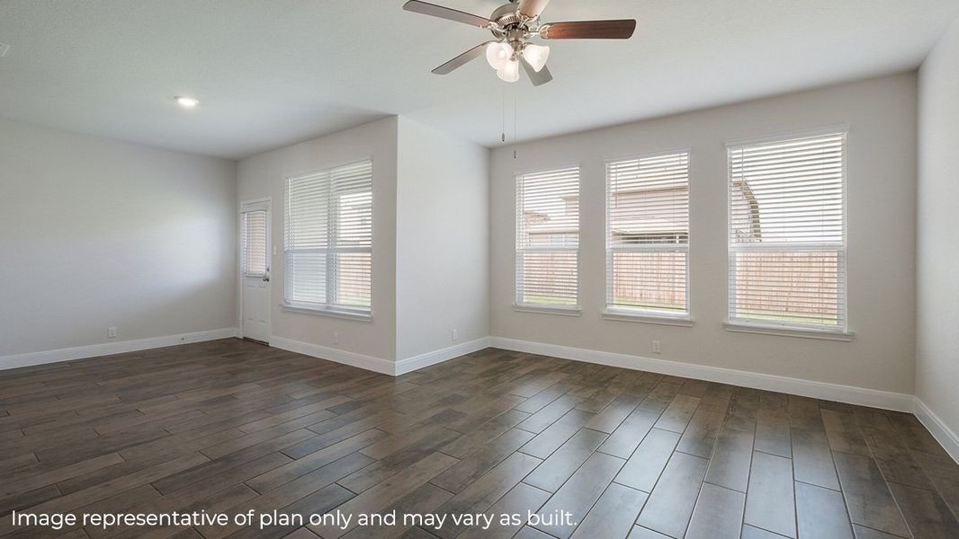 Representative unfurnished interior of a home built from the The Blanco by D.R. Horton in Steele Creek, Cibolo (Image 73).