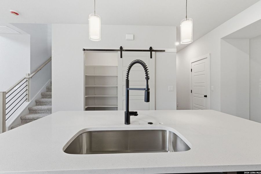 Close-up of interior finishes inside a home in The Meadows at Hunters Ranch, San Antonio (Image 19).