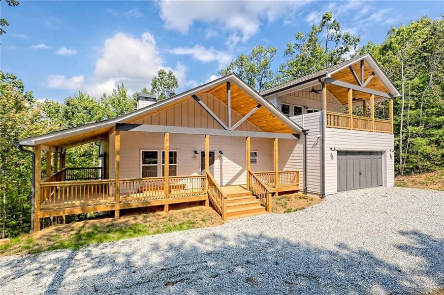 Front exterior of a new home in , Clayton, GA, highlighting curb appeal (Image 40).