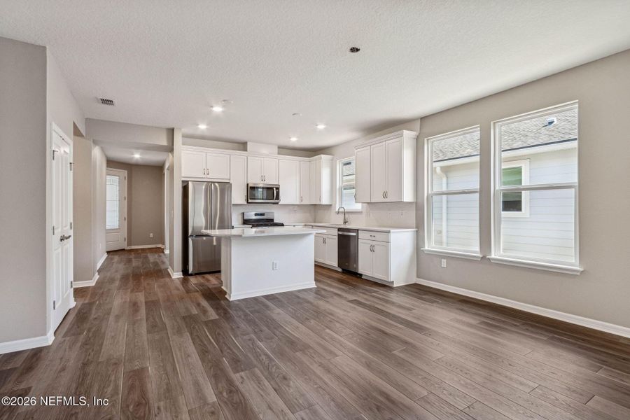 Furnished interior view inside a new home in Del Webb Wildlight, Wildlight (Image 6).