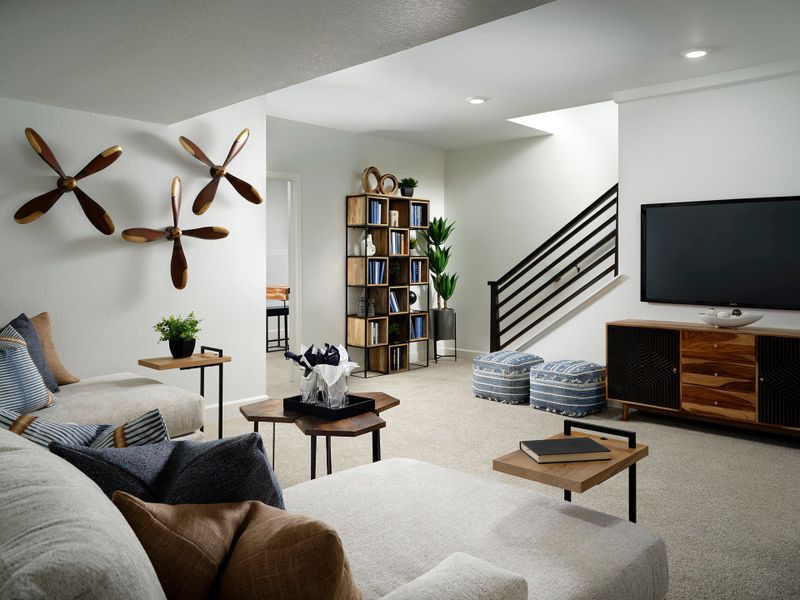Furnished interior view inside a new home in Sugar Mill Village, Longmont (Image 9). Furnished interior view inside a new home in Sugar Mill Village, Longmont (Image 9).
