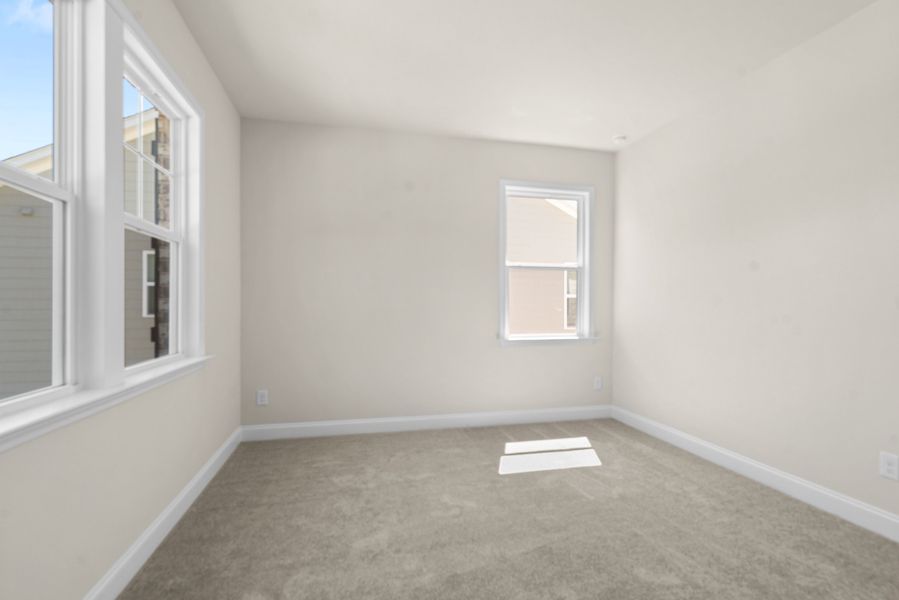 Representative unfurnished interior of a home built from the Kirkwood by Taylor Morrison in Falls Creek, Flowery Branch (Image 31). Representative unfurnished interior of a home built from the Kirkwood by Taylor Morrison in Falls Creek, Flowery Branch (Image 31).
