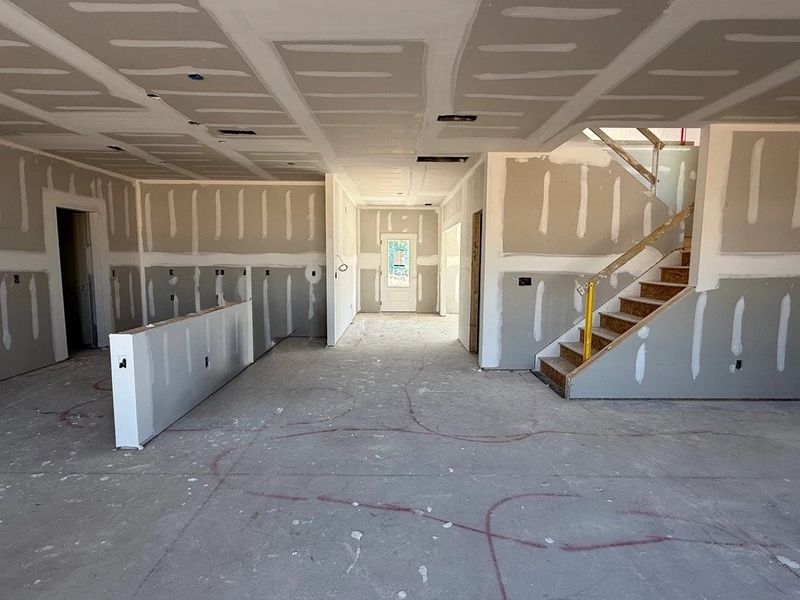 In-progress construction of a new home in The Point, Rolesville, NC (Image 6).