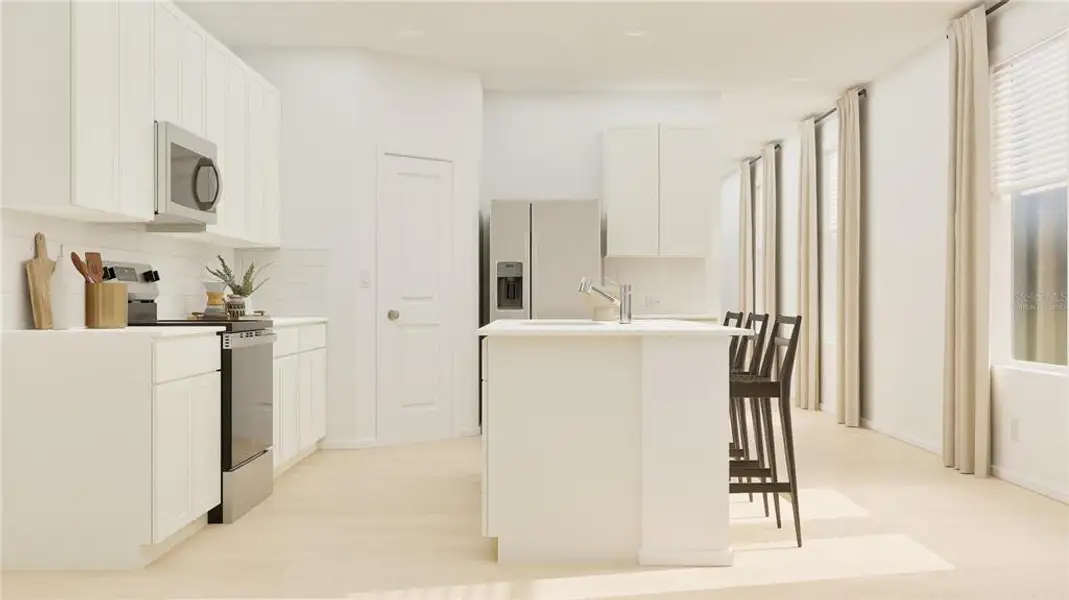 Furnished interior view inside a new home in Wellness Ridge, Clermont (Image 4).