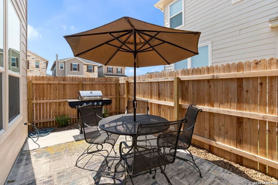Exterior details and patio area of a home in , San Antonio (Image 3). Exterior details and patio area of a home in , San Antonio (Image 3).